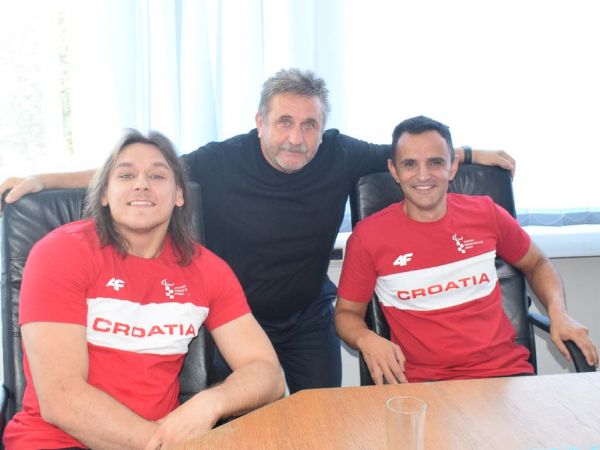 Gradonačelnik Zlatko Mađeruh primio Denija Černija i Borisa Kljaića