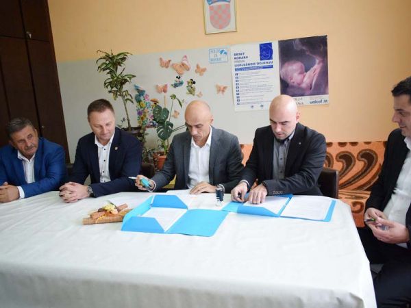 Potpisan ugovor za energetsku obnovu zgrade grubišnopoljske Ispostave Doma zdravlja BBŽ
