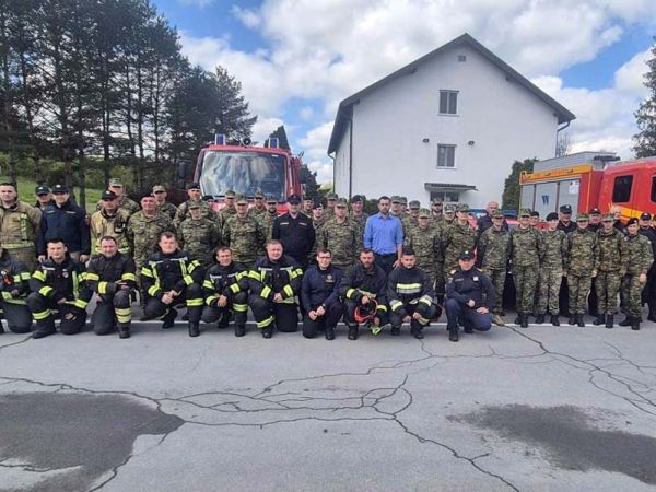 Na vježbi u Gakovu osim onih HV-a sudjelovali i pripadnici JVP-a i DVD-a Grubišno Polje