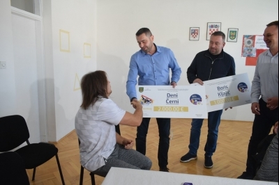 Nagrađivanje Denija Černija i Borisa Kljaića 