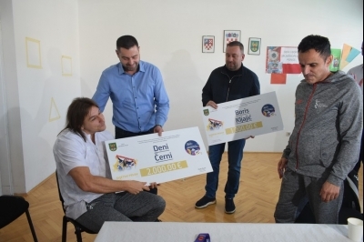 Nagrađivanje Denija Černija i Borisa Kljaića 