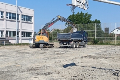 Početak radova na rekonstrukciji igrališta srednje škole
