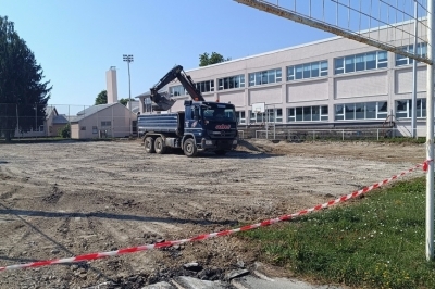Početak radova na rekonstrukciji igrališta srednje škole