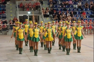 Mažoretkinje nakon povratka iz Italije 2026.