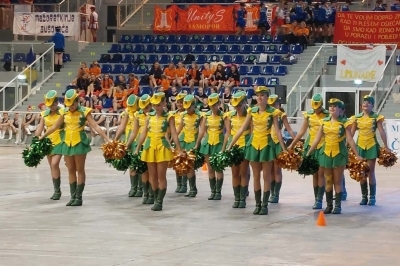 Mažoretkinje nakon povratka iz Italije 2026.