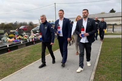 Svijeće Svi sveti - župan i gradonačelnik 2026.